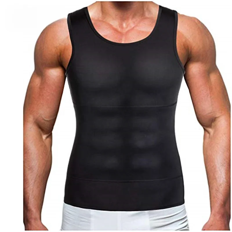 Slimming Vest Men's Slimming Underwear Body Shaper Waist Cincher Corset Men Shaper Vest Body Slimming Tummy Belly Body Shapewear