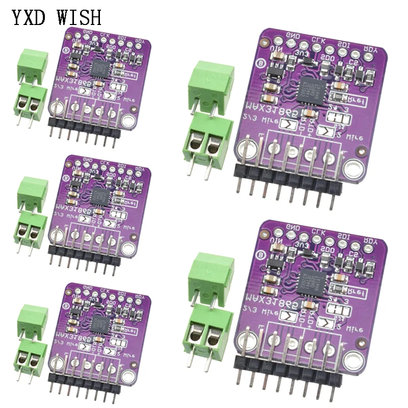 5개 PT100에서 PT1000까지 RTD-디지털 변환기 보드 온도 열전대 센서 모듈 3.3V/5V 아두이노용 MAX31865
