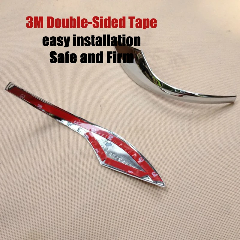 For Toyota Corolla Accessories 2014 2015 2016 2017 ABS Chrome Side Door Rear View Mirror Strip Cover trim Car Styling 2pcs