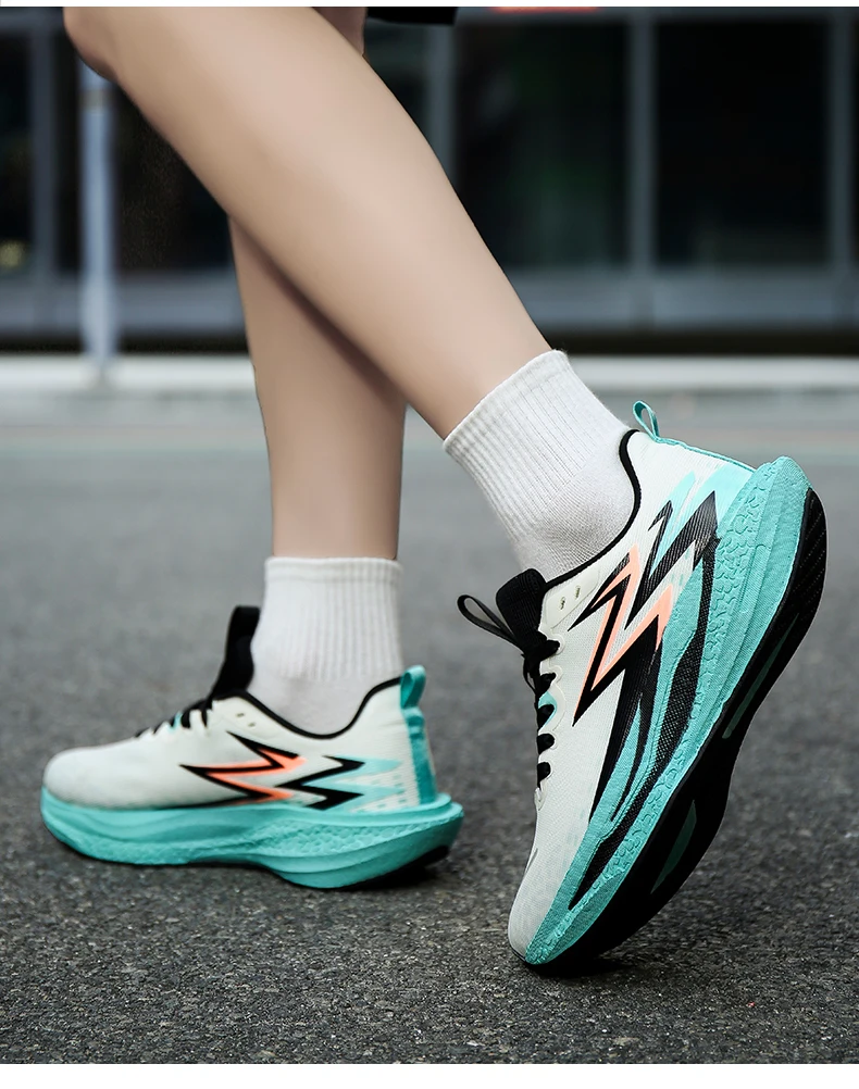 Neue Sportschuhe für Männer Leichte Laufschuhe mit Carbonplatte Atmungsaktive Mesh-Sneaker für Marathonrennen und Leichtathletik-Training – Detail 18