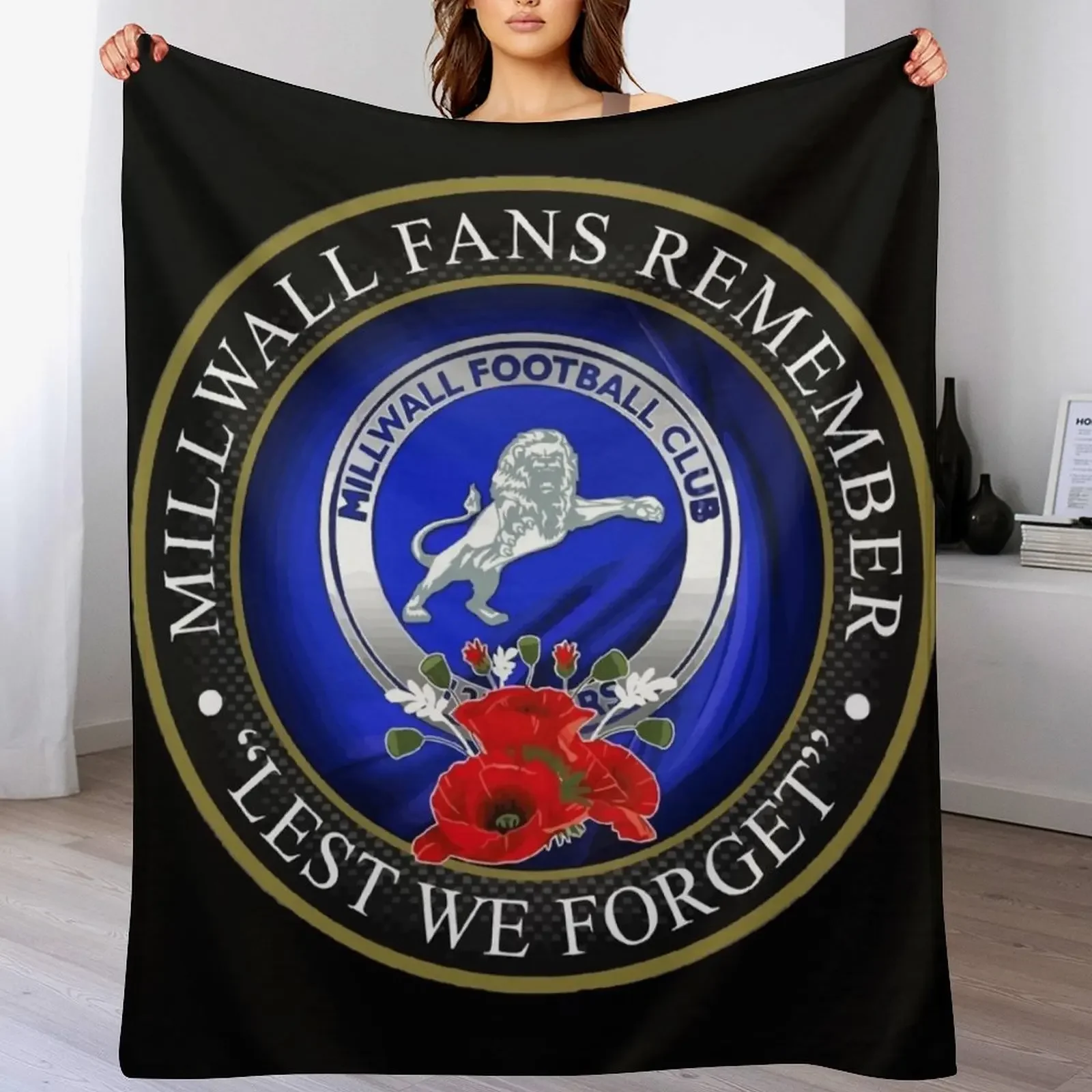 

Millwall Fans Remember Throw Blanket Sleeping Bag Stuffeds valentine gift ideas Loose Blankets