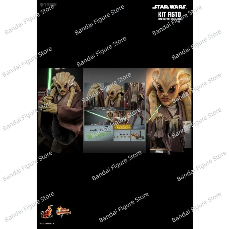 

HotToys HT MMS751 1/6 Collectible KIT FISTO Cloth Figure Star Wars Revenge of the Sith Movie Role Simulation 12" Male Soldier