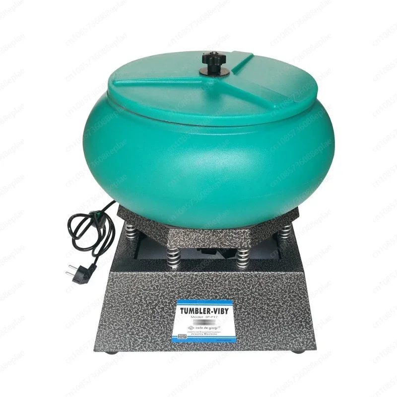 

17Inch 350W Electric Vibrating Tumbler Vibratory Rock Tumbler Bowl Tumbling Polishing Machine High-Powered with Variable Speed