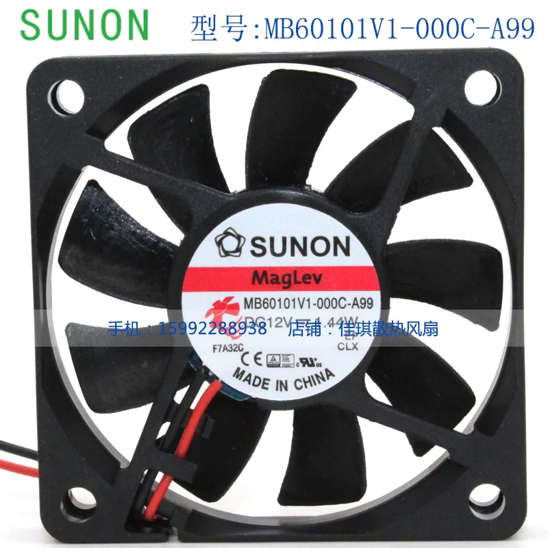 

Вентилятор охлаждения SUNON MB60101V1-000C-A99 12V 1.44W 60x10mm, бесшумный