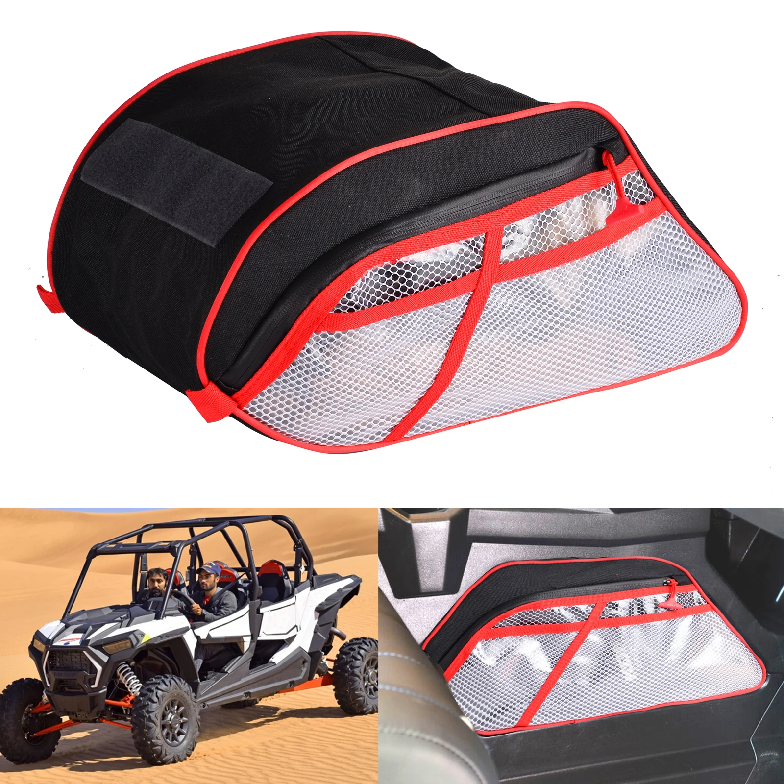 

Center Seat Console Storage Bag Nylon Waterproof Organizer for 2016-2020 Polaris RZR General 1000/ General 4 1000 Accessories