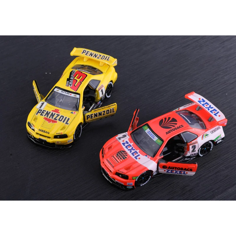 TAKARA TOMY Tomica Premium Nissan GTR 32 Skyline Racing Lega Diecast Collezione di Auto Modello Giocattoli per Bambini Ragazzi