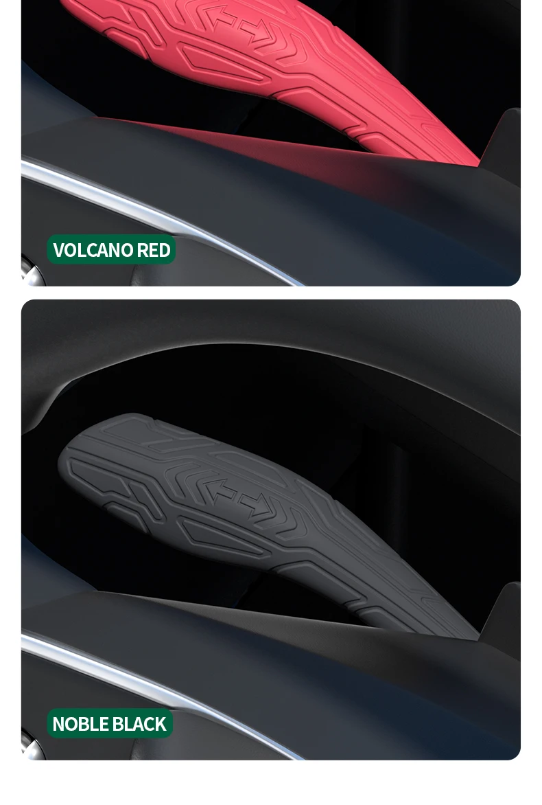 Für Tesla Model Y Juniper, Model 3 Highland & Model YL (2025-) Silikon-Lenksäulen-Schalthebelabdeckung Gangschaltungsschutz – Detail 14