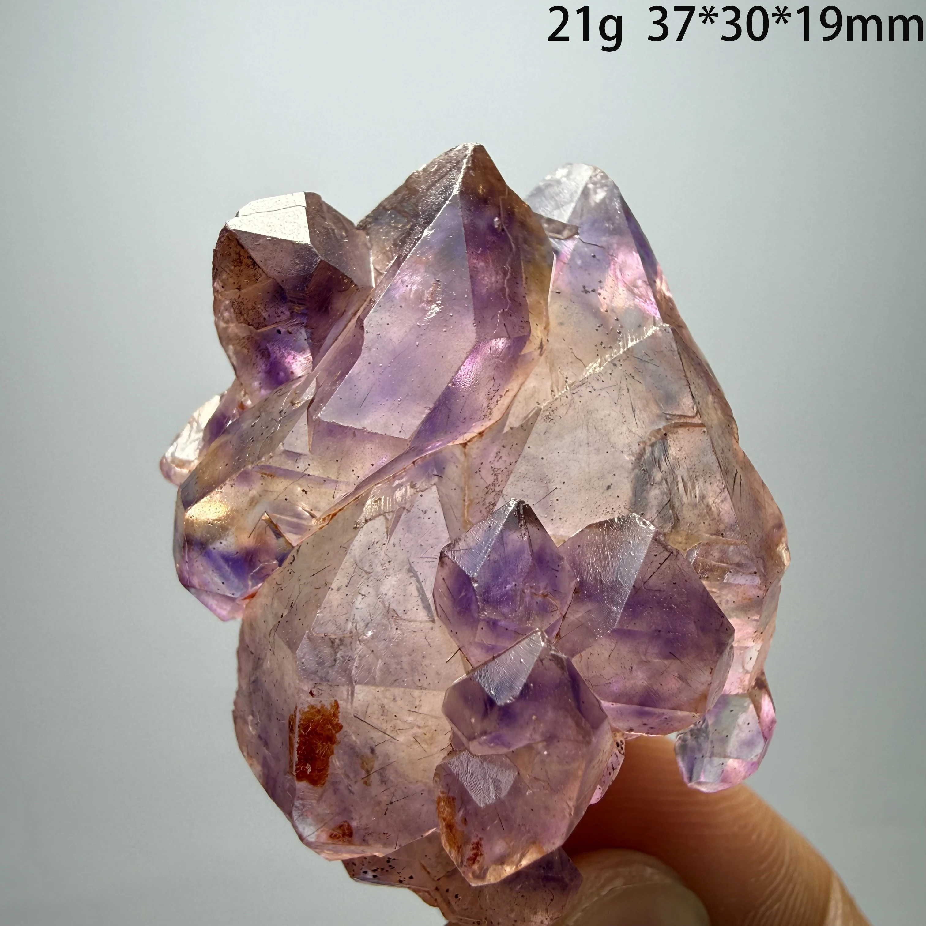 Natural Skeletal Crystal Amethyst Super Seven Mineral Specimen Quartz Cluster Raw Rock Home Decoration  Healing Crystal A1-1-6