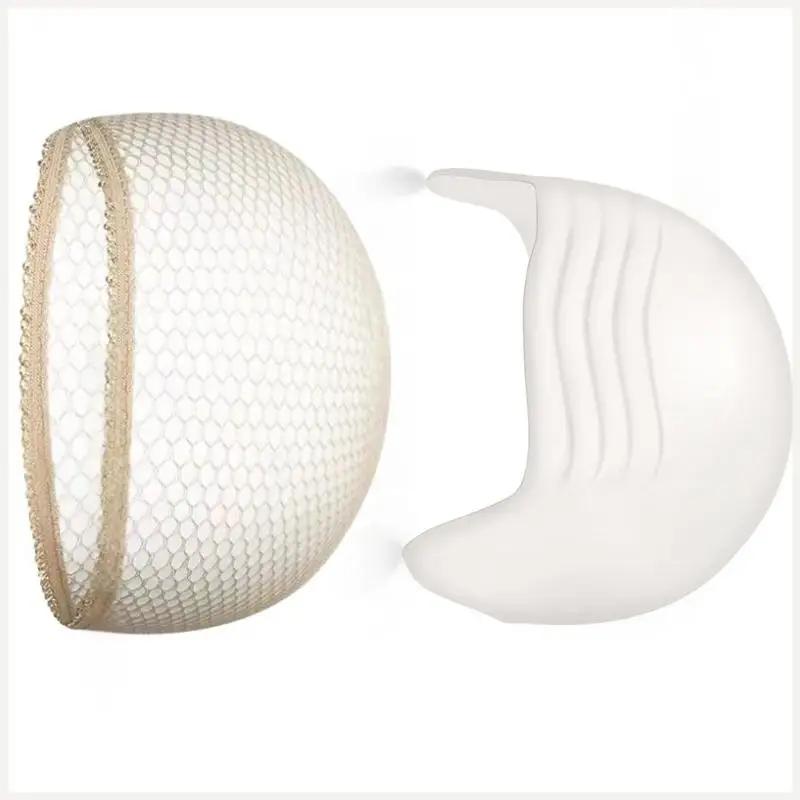 قبعات أصلع مع صافي الشعر هالوين ماكياج رأس البسكويت القبعات أغطية البشر المزيفة ألبسة أزياء أزياء للأطفال للأطفال البالغين