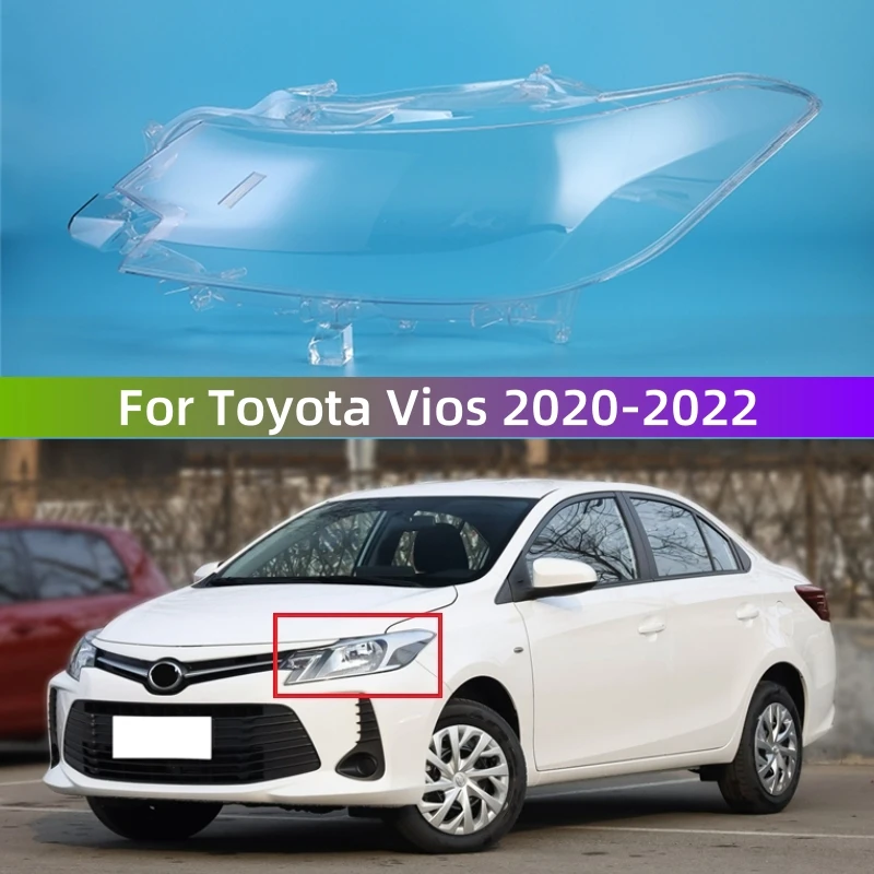 

Для Toyota Vios 2020 2021 2022, автомобильные украшения, аксессуары, крышка фары, замена оригинального абажура
