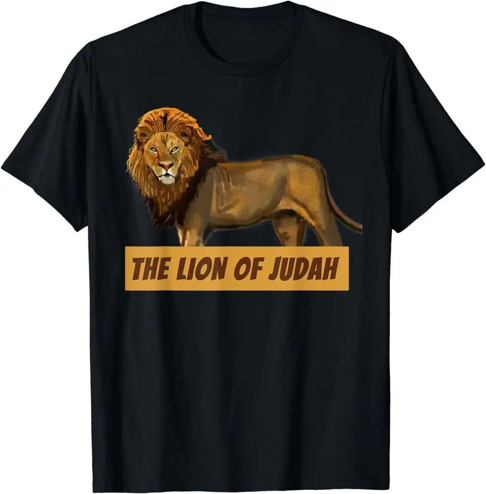 Best Lion Of Judah Christian Gift Idea Premium T-Shirt For Men Clothing Women Short Sleeve Tees High Quality 100%Cotton