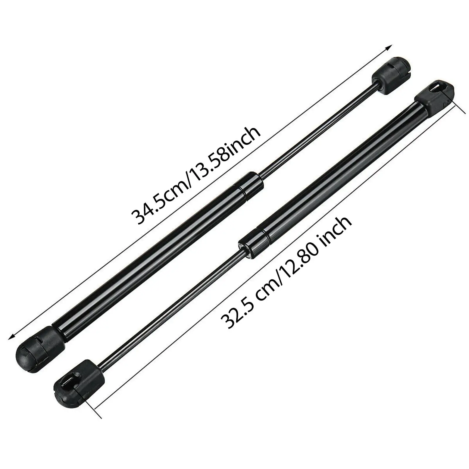 Automotive Accessories Window Gas Struts Pair Heavy Duty Rear Canopy for Pickup 2.5 D-4D 4WD