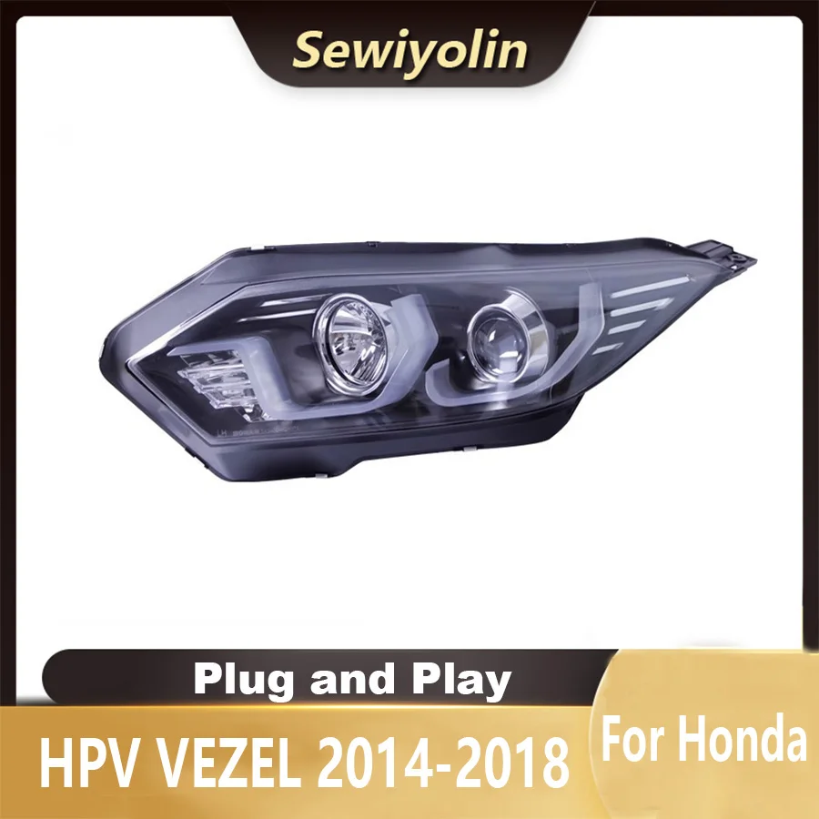 

Для Honda HPV VEZEL 2014-2018 Автомобильные светодиодные фары Автомобильные фары заднего хода Противотуманные фары Передние фары DRL Plug and Play IP67 2 шт./компл.