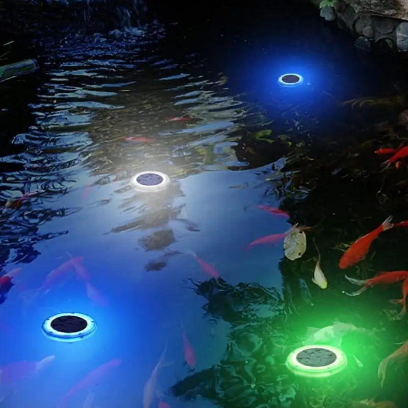 Luce solare galleggiante per piscina Lampada per piscina impermeabile aggiornata Luce decorativa per esterni Luce per piscina da giardino galleggiante a LED blu