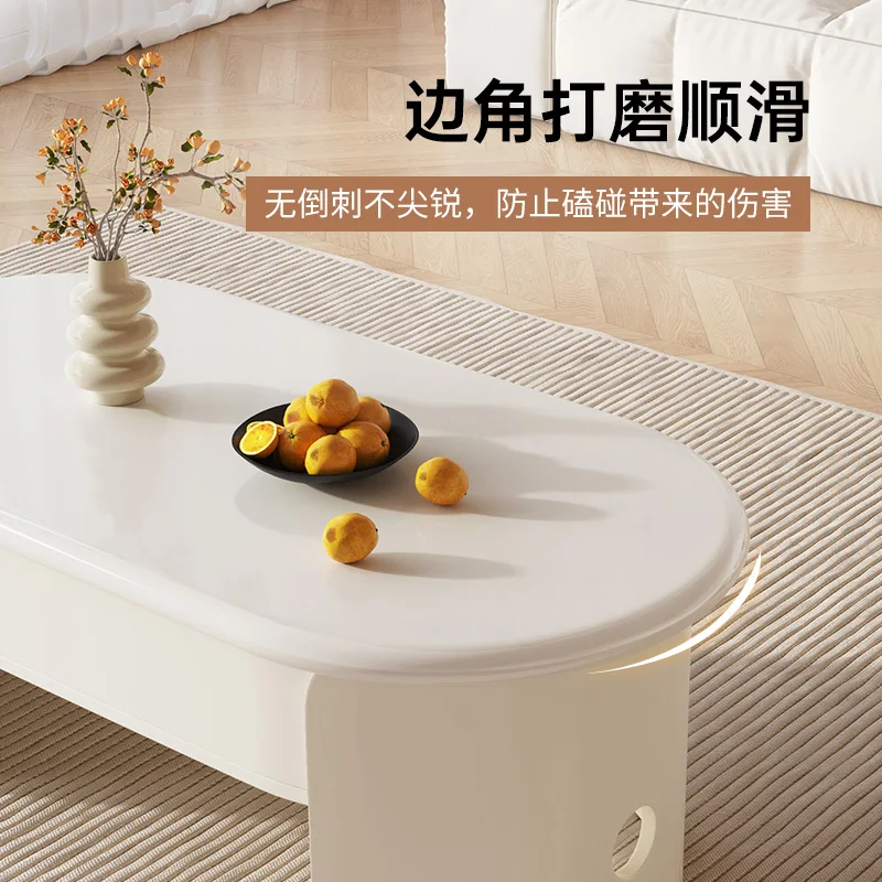 طاولة قهوة مستديرة الرفع، غرفة معيشة منزلية بسيطة، طاولة قهوة صغيرة #4