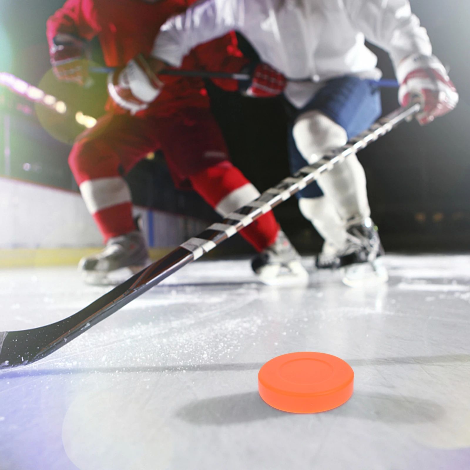 

3 Pcs PVC Hockey Pucks Adjustable Hardness Matte Finish Roller Ice Training Smooth Low Friction for Kids