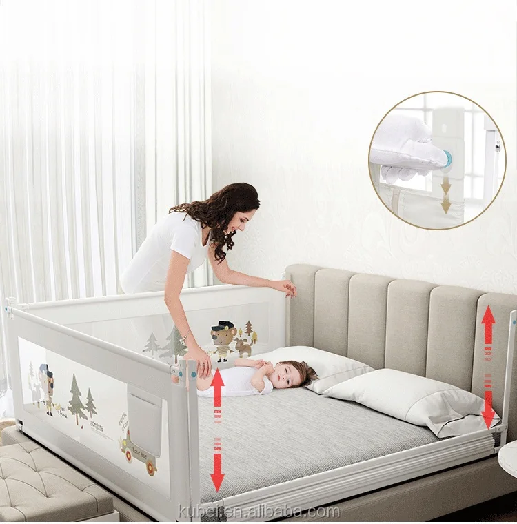 Baby Safety Products Bed Rail Barrier Vertical Lifting Kids Safety Baby Bed Guard