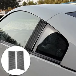 Car Window Door Column B Pillar Post Cover Trim  For Nissan 350Z 2003-2009 Carbon Fiber Sticker Car Accessories