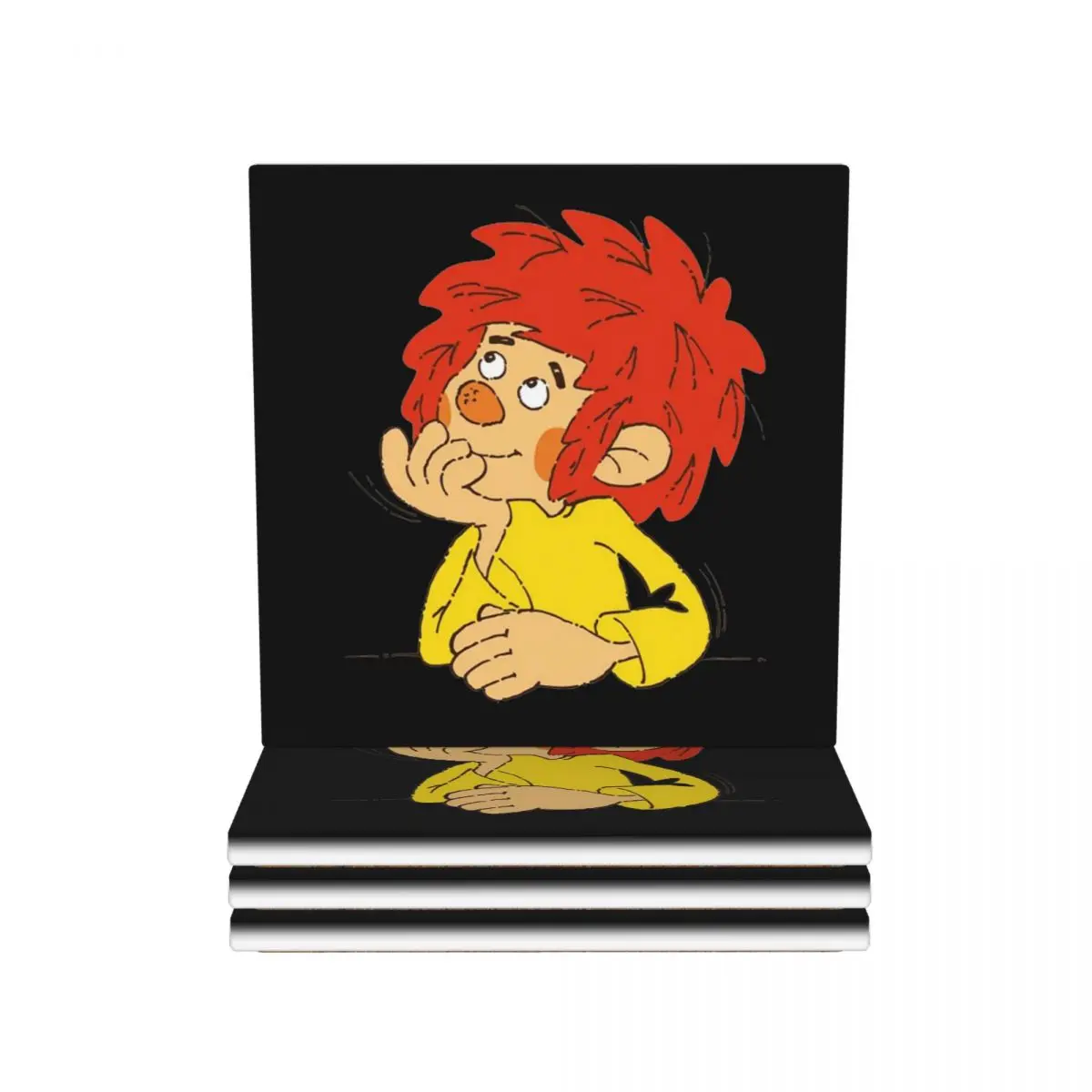 

Pumuckl Charaktere подставки керамический термостойкий коврик для украшения стола и аксессуары коврик кухонный стол салфетки кофейный коврик