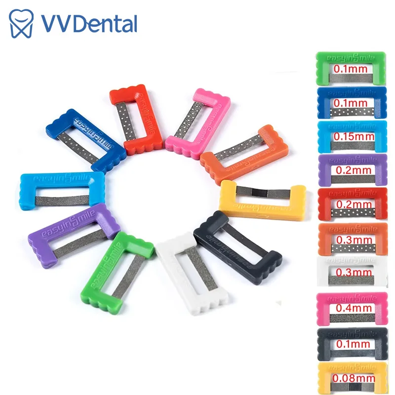 

VVDental 3 Size Dental Interproximal Reduction Strip Orthodontic IPR Kit Polishing Tooth Enamel Stripping Saw