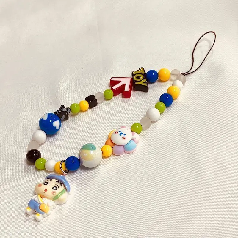 새로운 크레용 신짱 만화 크리 에이 티브 카와이 페르시 휴대 전화 체인 맞춤형 귀여운 애니메이션 주변 장치 배낭 펜던트 선물