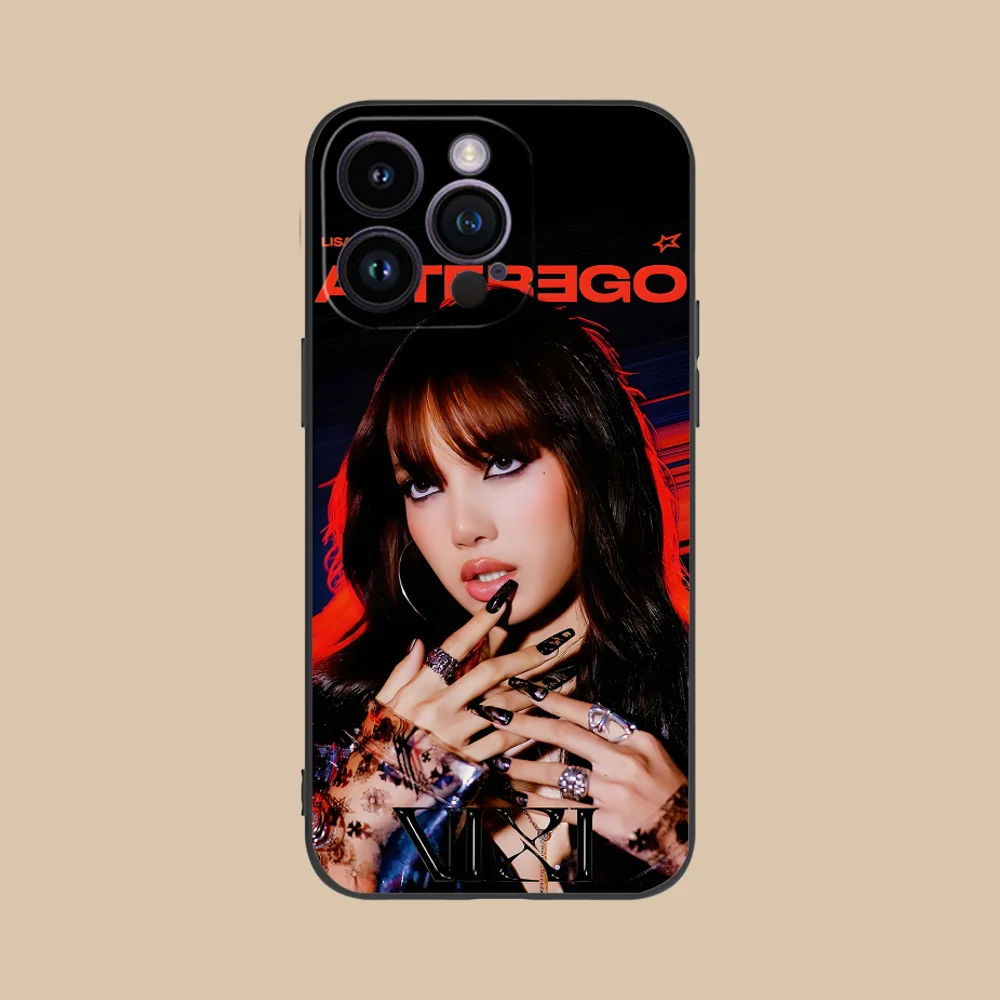 LISA リサALTER EGO POP-UPS限定iPhone16proケース LISA ALTER EGO MERCHANDISE LISA X ARC PHONECASE BLK_IPHONE CASE