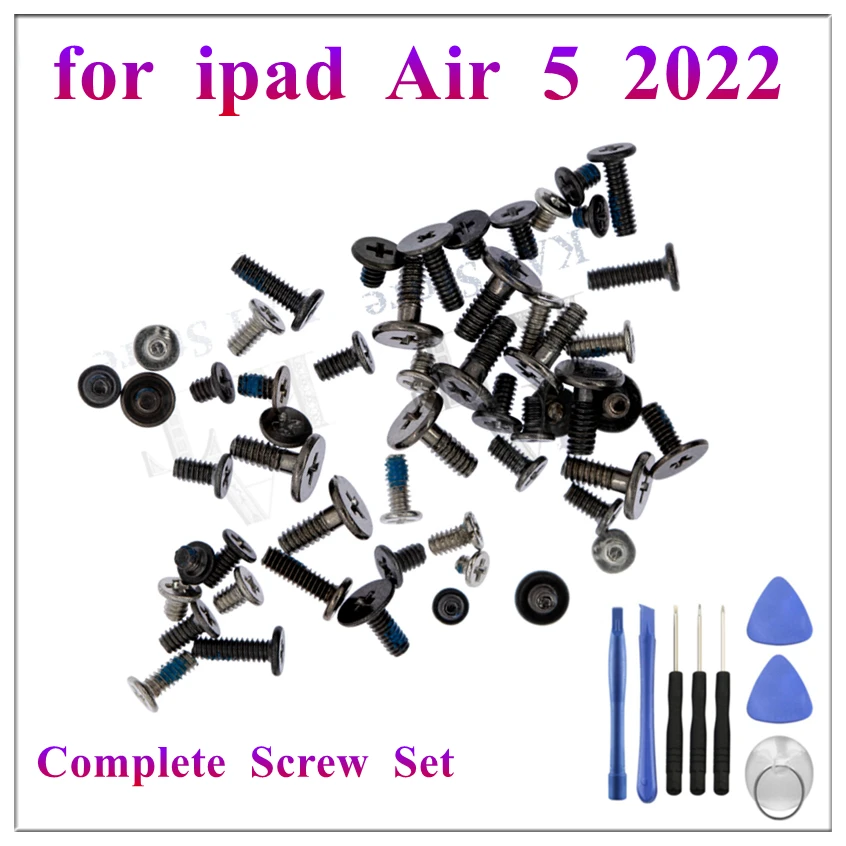 1Pcs Full Screw Set for iPad Air 5 2022 10.9 Inch Air5 Main Board Complete Inner Bolt Bottom Dock Spare Screws Replacement Parts