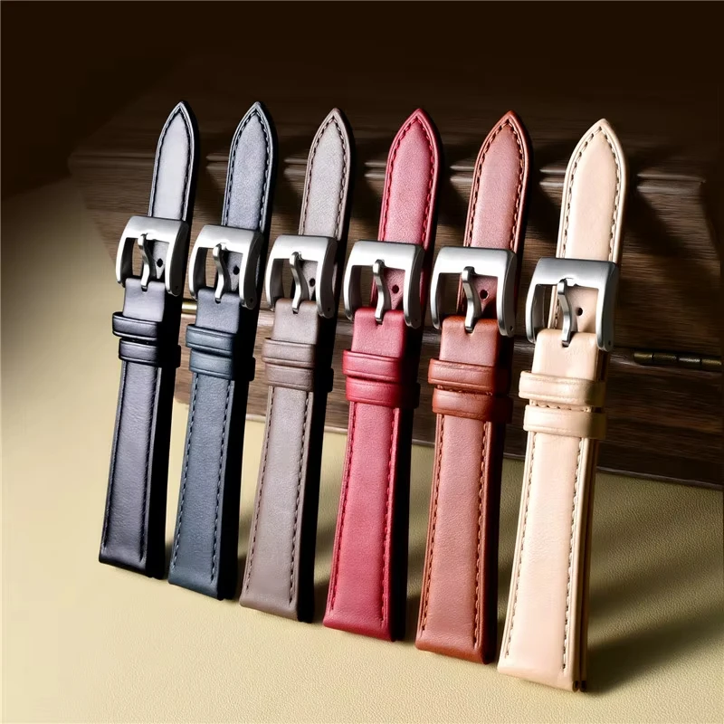 20mm 22mm 24mm 고품질 오일 왁스 빈티지 레트로 가죽 시계줄 (유니버설 방수 소프트 울트라 씬 시계 밴드)