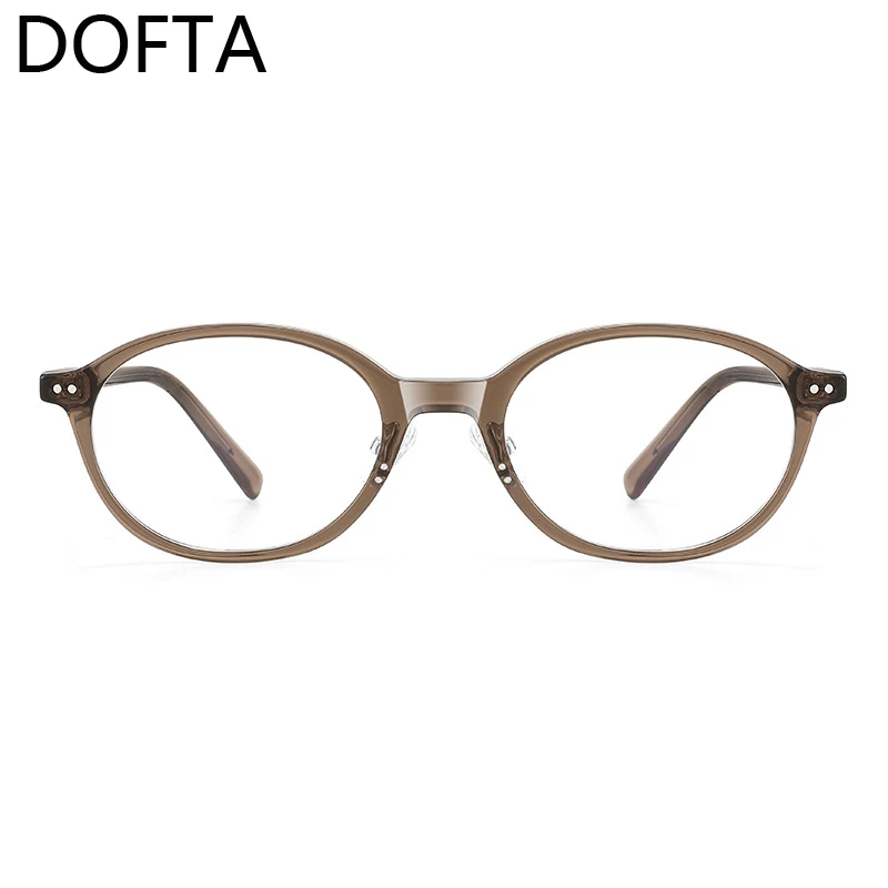 

DOFTA овальные очки по рецепту женские ретро очки для близорукости оправа мужские модные очки высокого качества