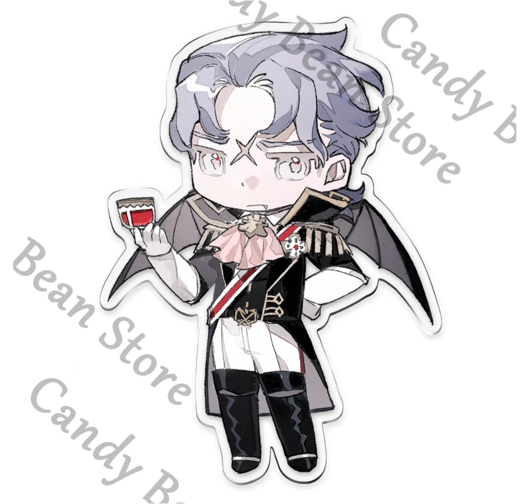 

Акриловая фигурка-подставка для косплея Аниме «Ace Attorney»: Барок Ван Зикс и Асоги Казума, мультяшный стоячий знак, подвеска-печенье, подарок