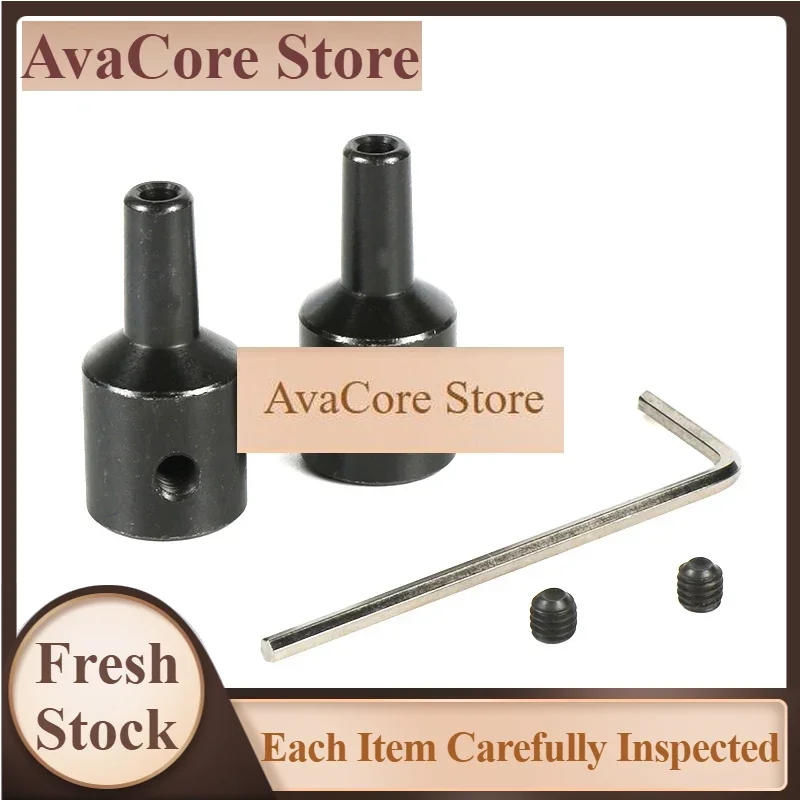 AvaCore10PCS Drill Collet Connecting Rod 4/5/6/8MM Shaft Sleeve Motor Spindle Conversion Drill Bit Sleeve Electric Grinding Moto