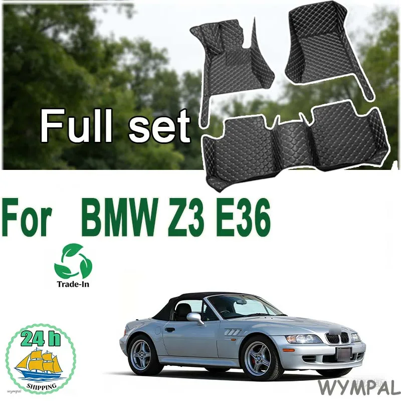 

Автомобильный коврик для BMW Z3 E36 7 8 1995 ~ 2002 2 сиденья Roadster грязеотталкивающий коврик автомобильные коврики полный комплект покрытия напольные автомобильные аксессуары 2000