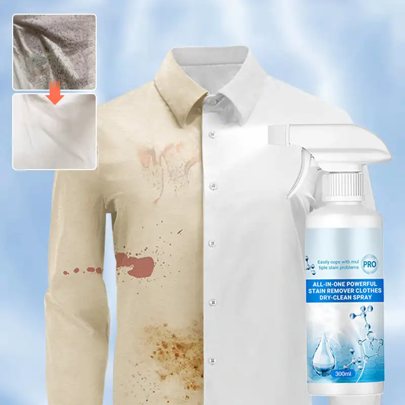 Non-ionic Laundry Stain Removal Emulsifier All-in-One Powerful Stain Remover Clothes Dry-Clean Spray