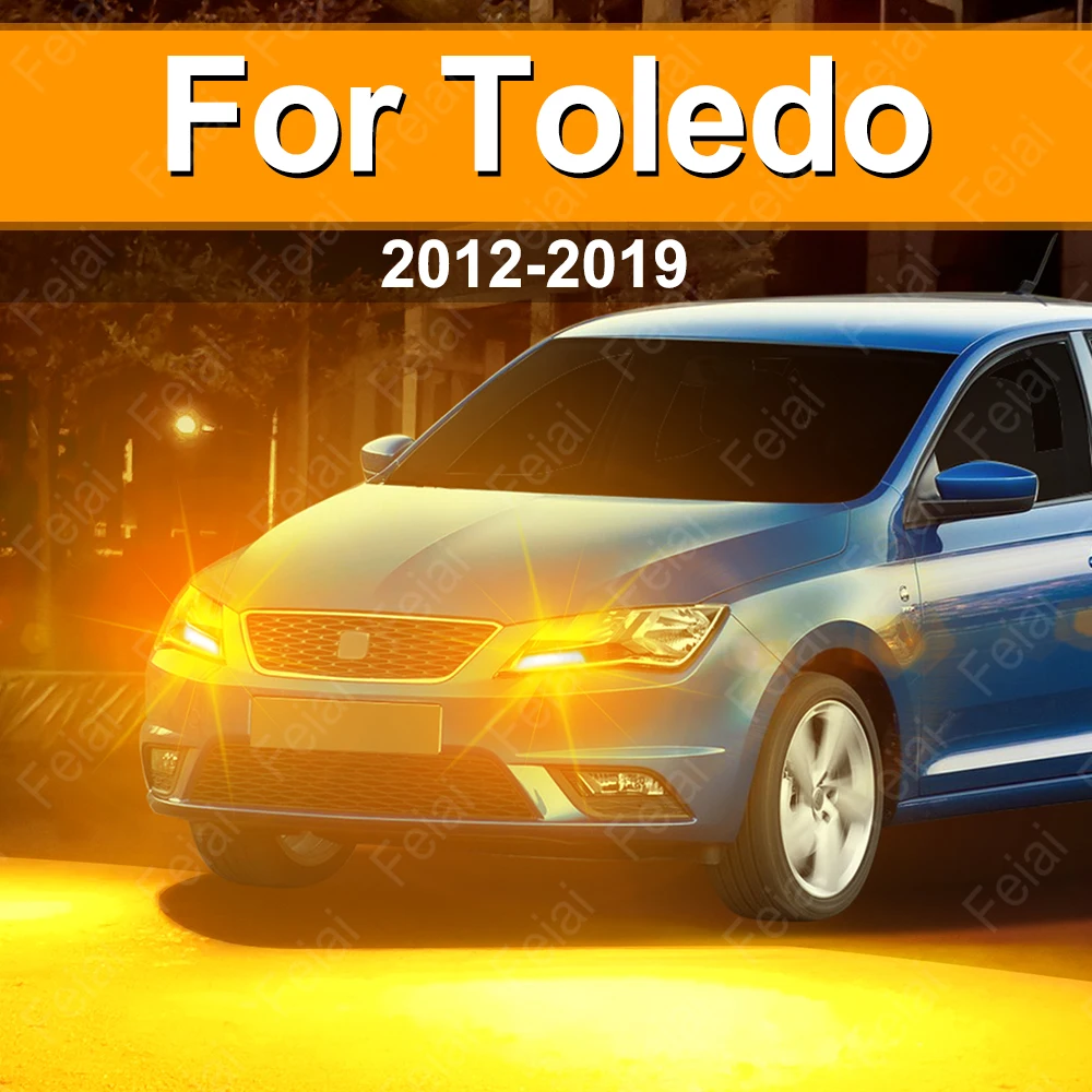 

Turn Signal LED Lights For Seat Toledo MK4 Accessories LED Indicator Bulb Amber Toledo 4 2012 2013 2014 2015 2016 2017 2018 2019