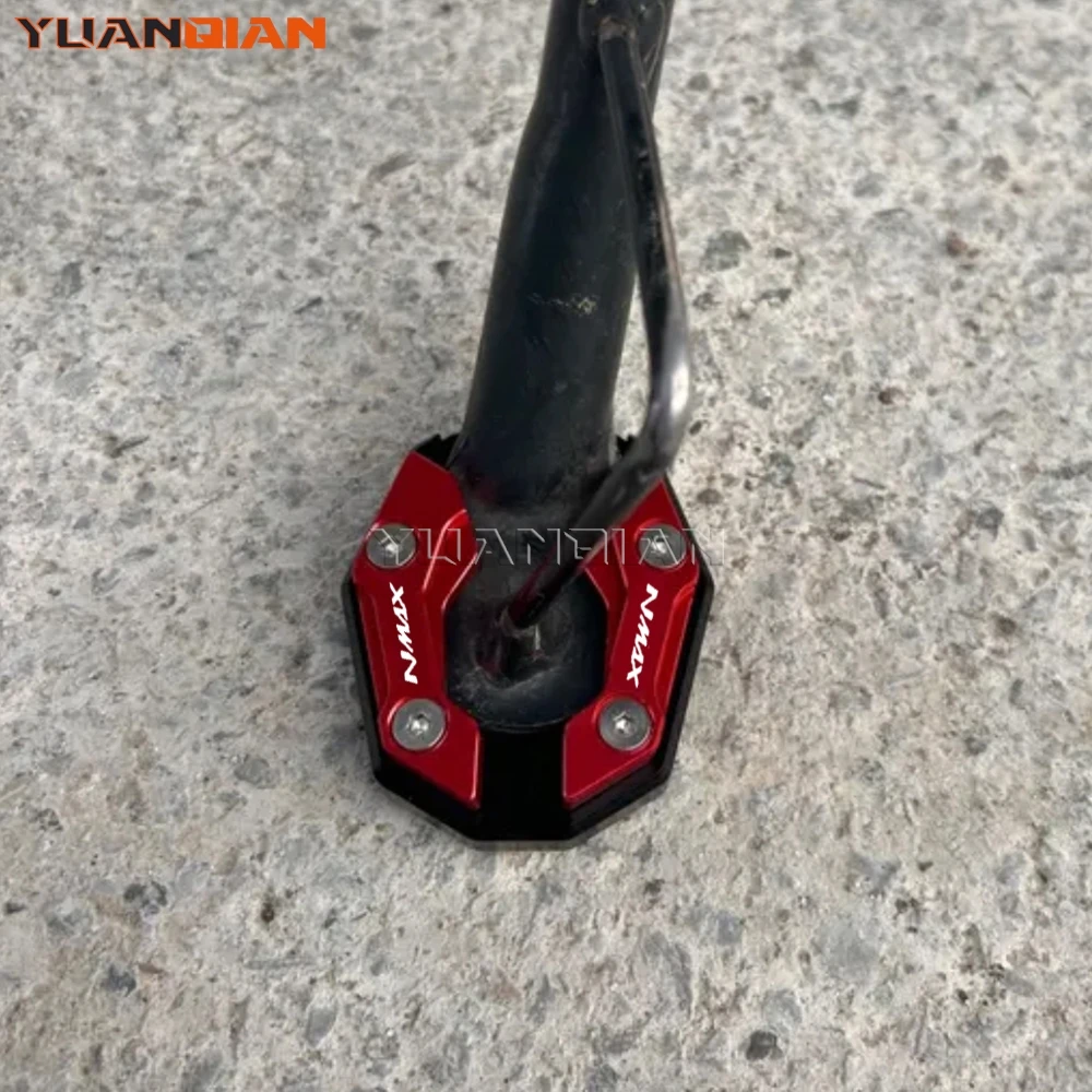

For Yamaha Nmax125 Nmax155 Nmax 125 155 2015-2026 2025 Motorcycle Accessories Kickstand Side Stand Enlarger Extension Plate Pads