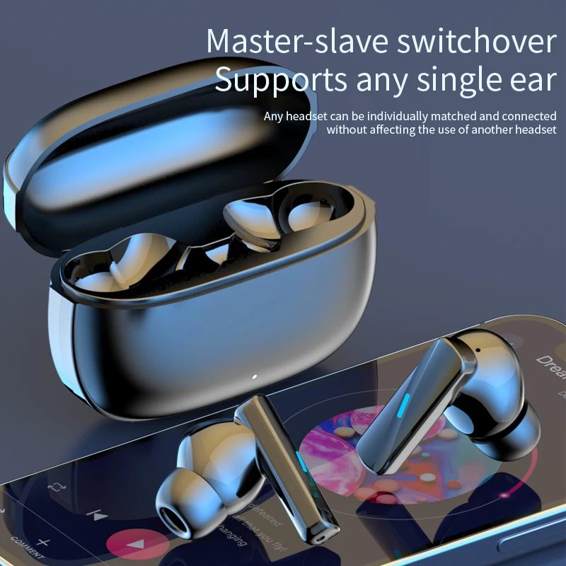 New Mate 50 Wireless TWS Bluetooth 5.3 Earphone with Touch Noise Canceling Earbuds Sports Music Game Headset Waterproof for ios