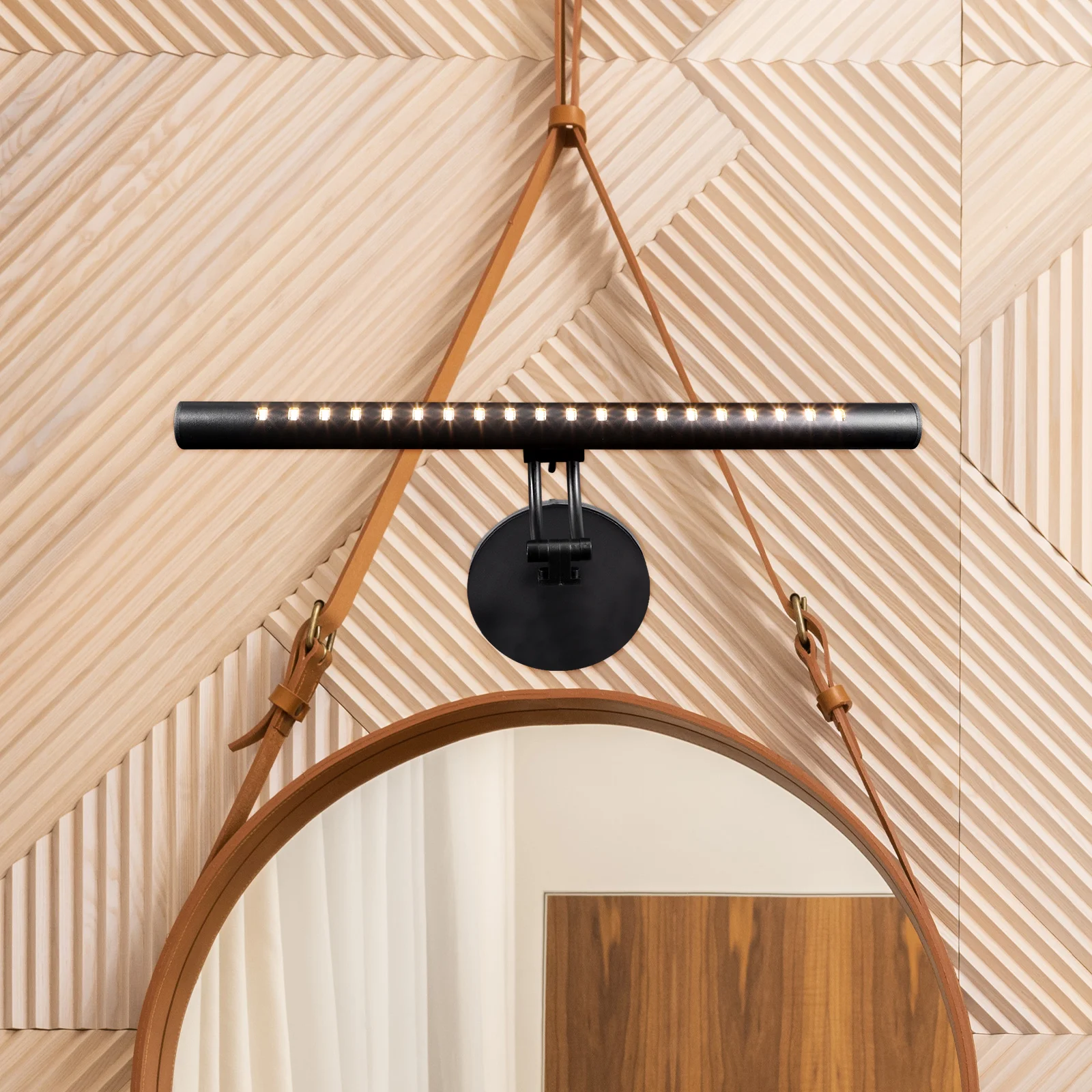 

Зеркальная фара Светодиодные фонари для ванной комнаты Туалетный столик для макияжа Маленький туалетный столик Черный