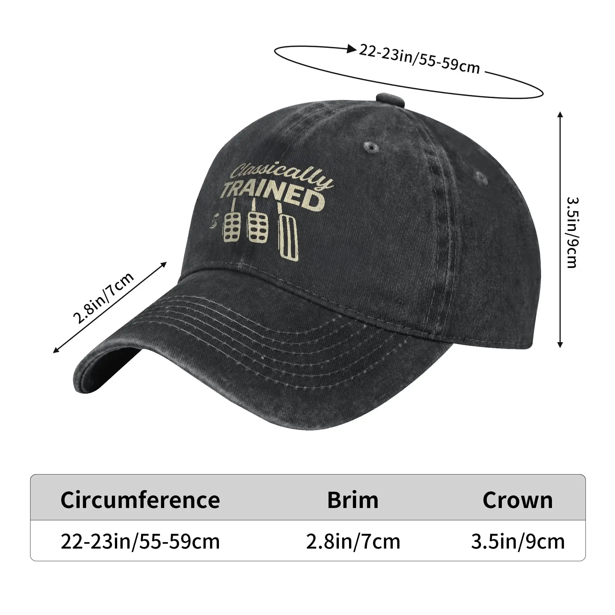 Classically Trained With Dimmer Manual Car Pedals Driving Casual Baseball Cap Spring Trucker Hat Dropshipping Hip Hop Hats