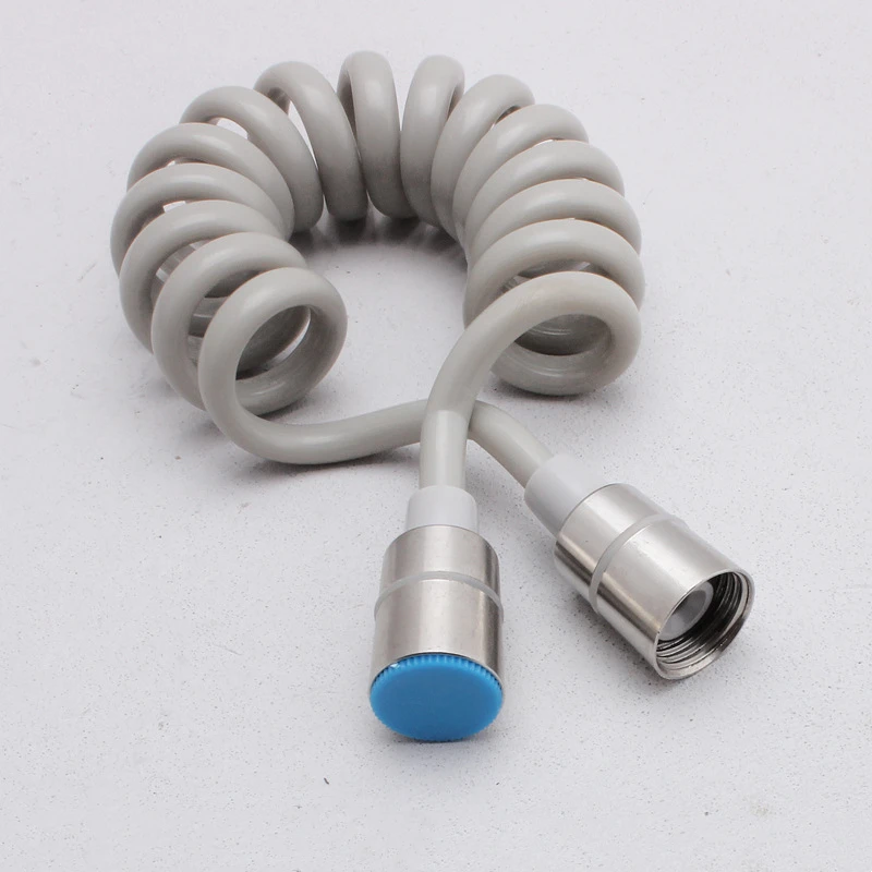 

1PC 1.5m Plumbing Hose Telescopic Shower Hose Spiral Spring Hose Toilet Bidet Sprayer Telephone Line Bathroom Accessories