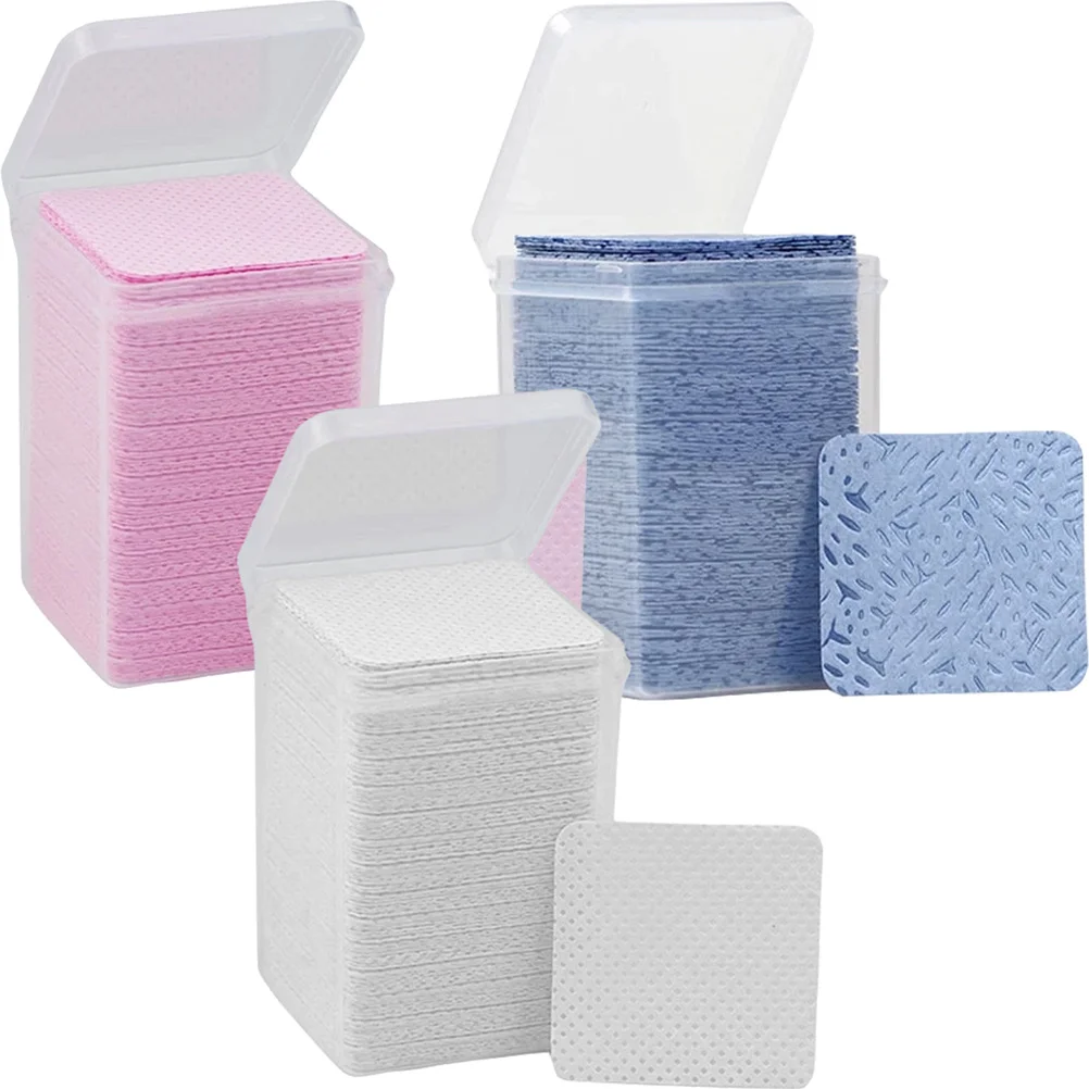 Lenço de Limpeza para Cola de Cílios, Lenço Reutilizável para Remoção de Resíduos de Frascos, Limpador de Gel para Arte de Unhas