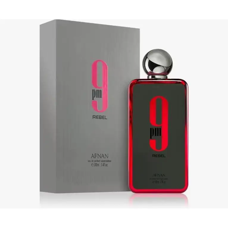 Afnan 9pm Rebel Eau de Parfum, Perfume Unisex, Fragancia Única y Cautivadora, 100ml