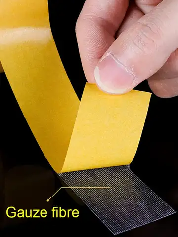 Super Thin Strong Fixation Double Sided Adhesive Tape Heavy Duty Translucent Mesh Waterproof Traceless Powerful Grid Carpet Tape
