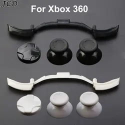JCD LB RB Bumper Button For Xbox 360 Controller 3D Analog Thumb Sticks Grip Caps Cross D-pad Direction Key Replacement