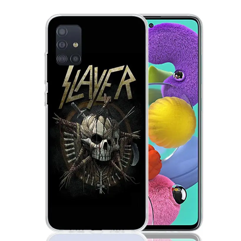 Slayer Heavy Metal Rock Band Phone Case For Samsung Galaxy A51 A41 A31 A21S A11 A01 A71 A50 A40 A30S A20E A10S A70 A6 A7 A8 A9 C