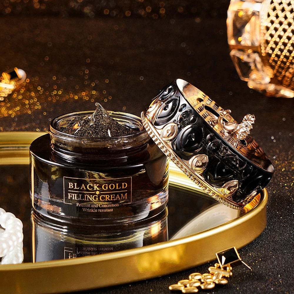 Condensation Extract Black Gold Filling Cream Moisturizing Oil Control Face Cream Fine Lines Day Cream Women's Beauty Products