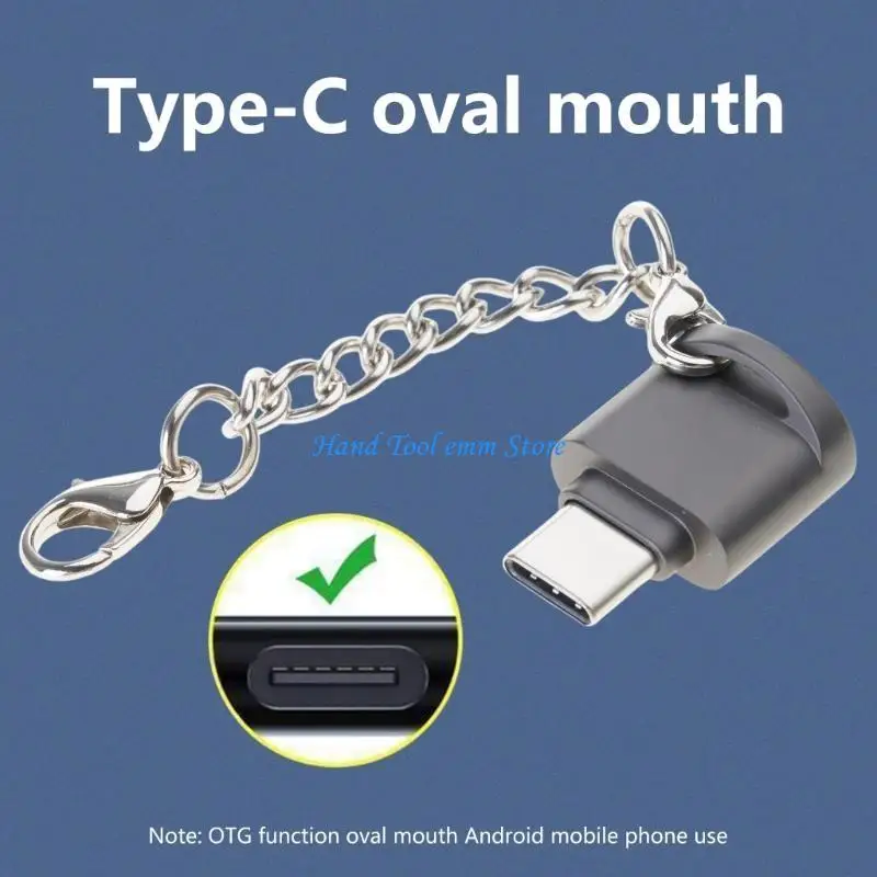 H37F Type C Card Reader For Mobile Phone Camera TF Memory Card Data Transfer Portable