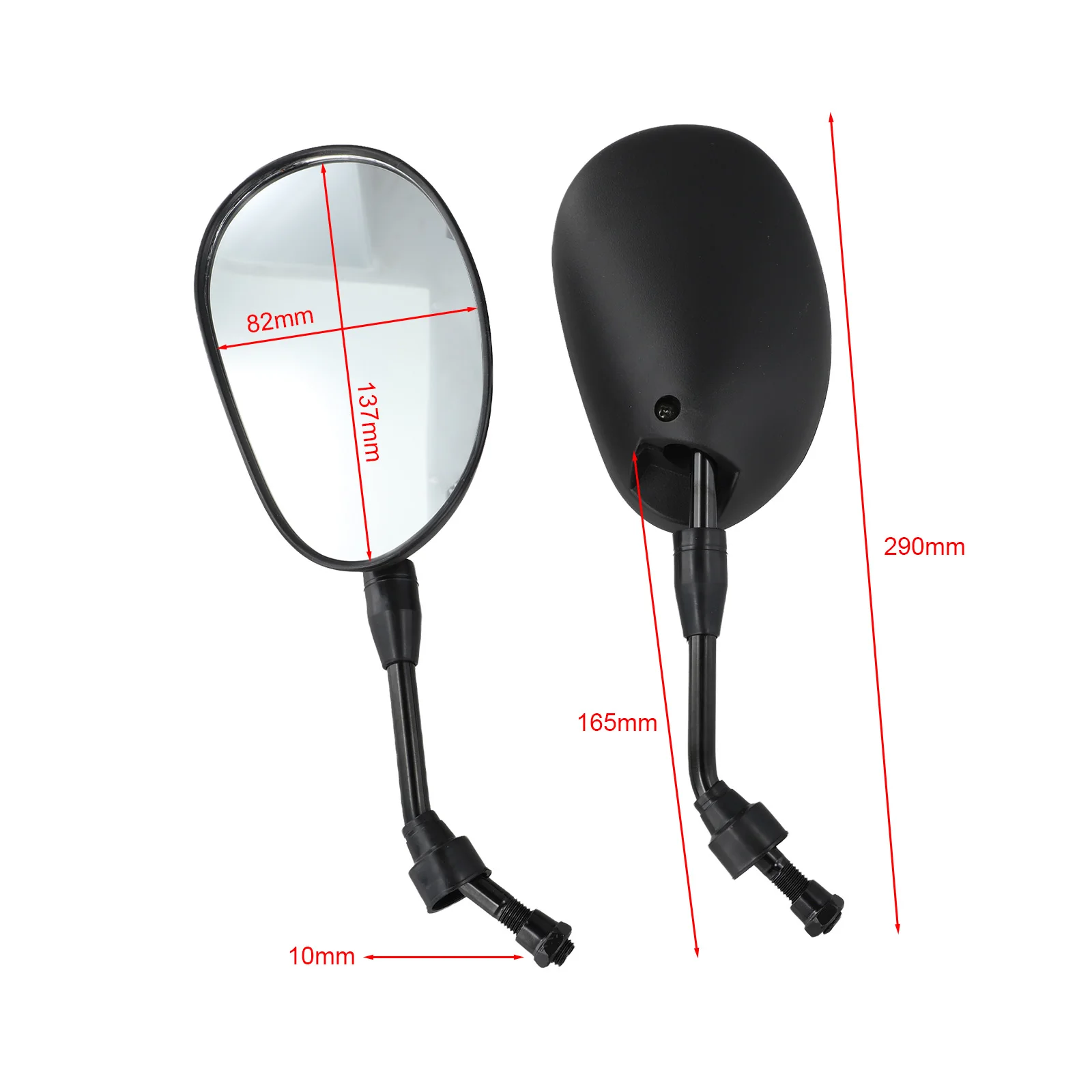 

Electric Bike Electric Vehicle Mirror 23*7.5*6.5 Electric Bike Mirror Easy Installation For Electric Bike For Scooter