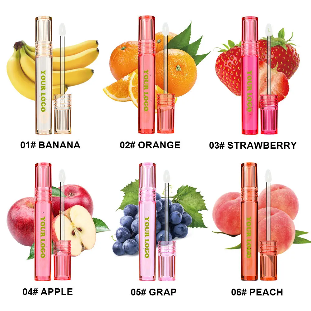 ฟรีโลโก้ Moisturizing Lip Balm Original Lip Oil Gloss Care of the Lips Benetitnt for Lips Plumping Exfoliating Pink