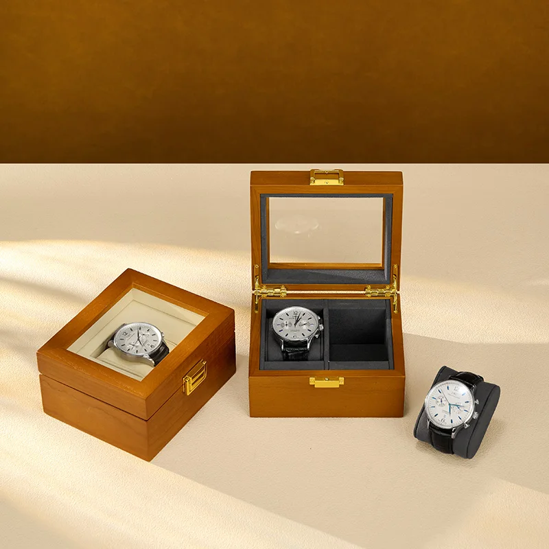 WOODTEN Premium Solid Wood Watch Box Jewelry Storage Case High-End Display Buffer for Watches And Jewelry Premium Gift Wrapping