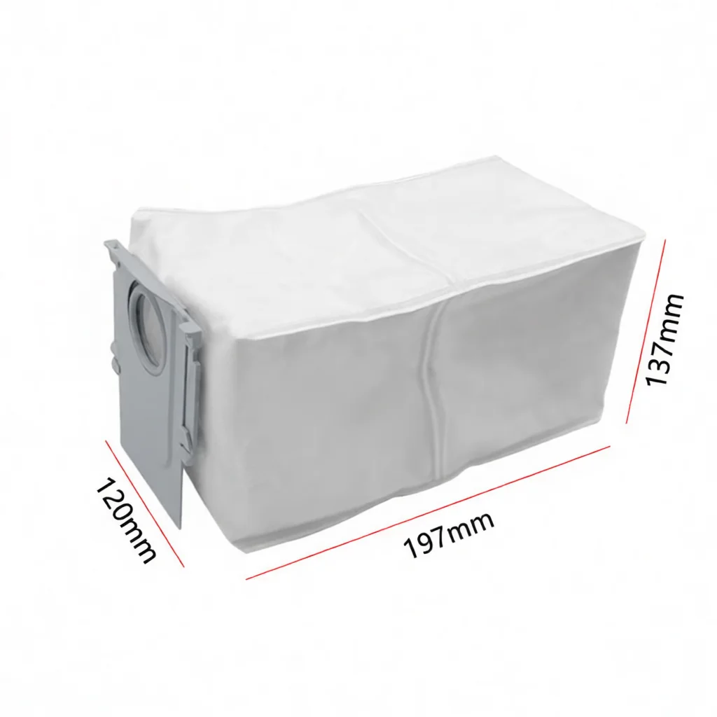 Non Woven Fabric Replacement Dust Bag For Roborock QV35A QV35S Vacuum Cleaner Accessories Robotic Base Station Maintenance